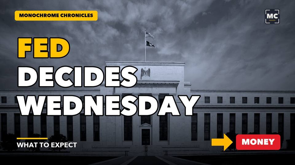 Title card of the video edition: The Fed Decides on Wednesday. What to Expect.