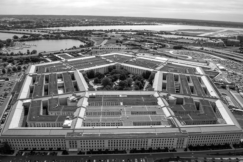 Aerial Closeup of the Pentagon, May 11, 2021