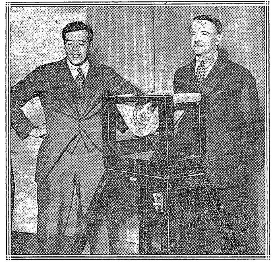 Captain Peter Eckersley, chief engineer of the British Broadcasting Company, in 1925.