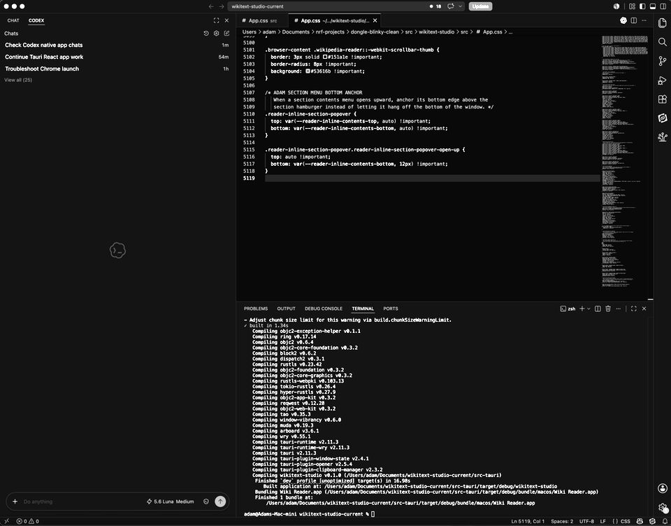 OpenAI Codex extention for VScode