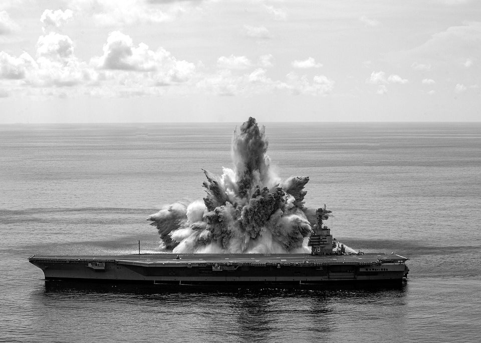 USS Gerald R. Ford (CVN 78) shock ttrial 1