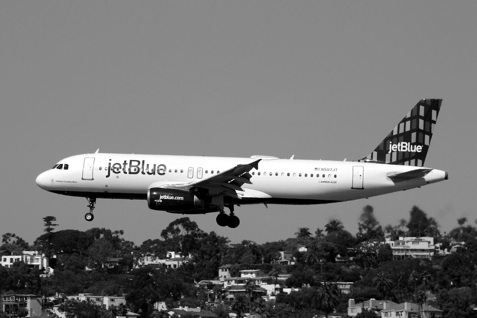 N507JT, Airbus A320, JetBlue, San Diego