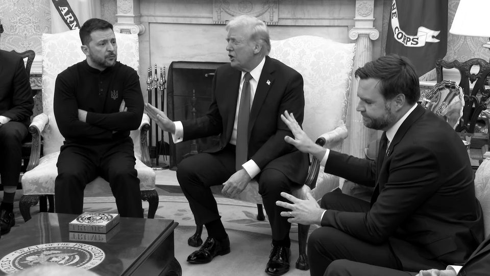 President Trump and Ukrainian President Zelenskyy Clash During Meeting in Oval Office, Feb. 28, 2025