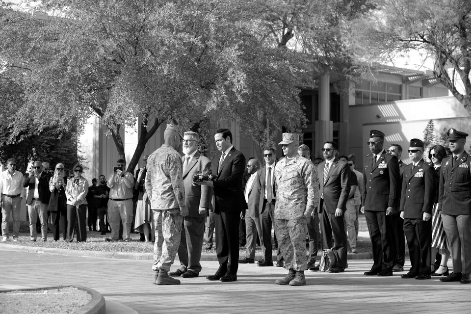 Marco Rubio participates in a flag-raising ceremony at Embassy Kuwait City in Kuwait, June 24, 2026 - 12