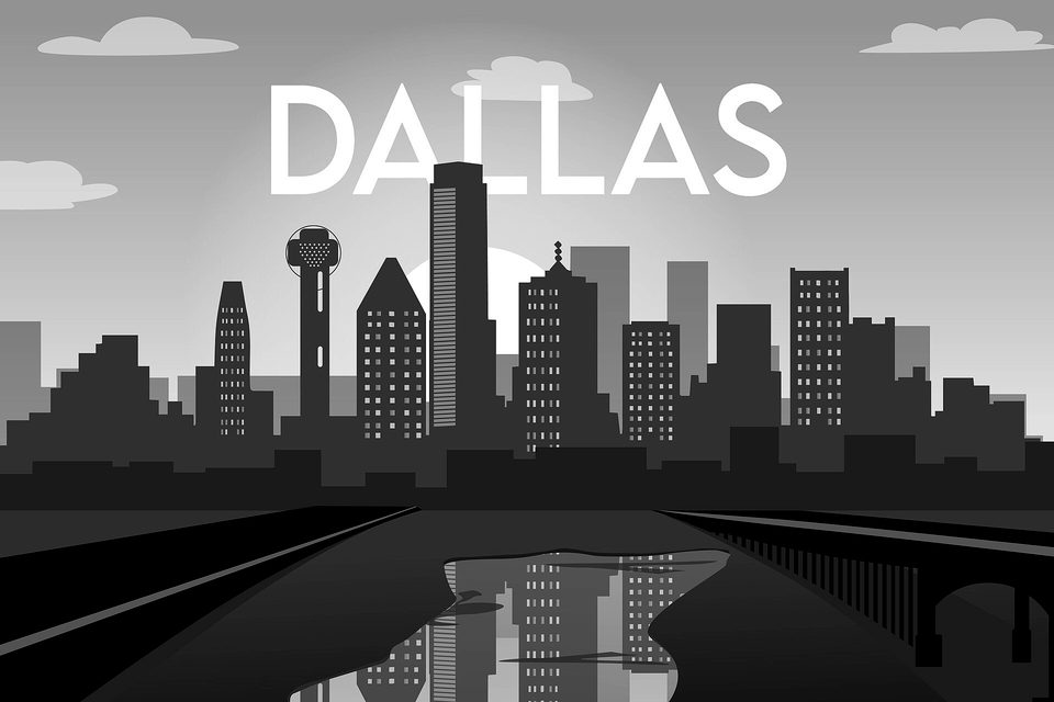 Dallas Skyline - Illustration