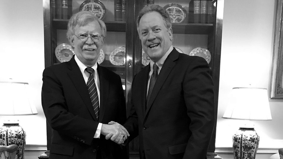 John Bolton and WFP Chief Beasley