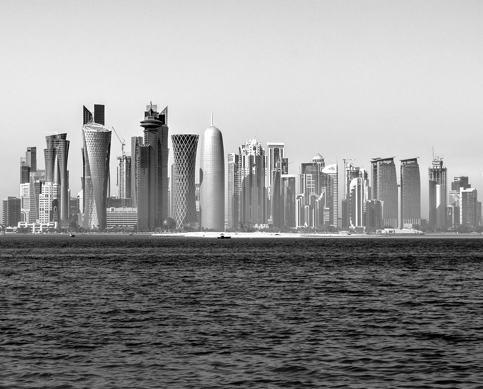 Doha skyline in the morning