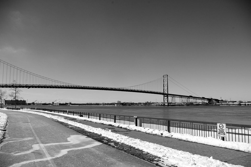 Ambassador Bridge Windsor to Detroit