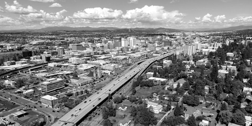 Spokane aerial, May 2023 (cropped)