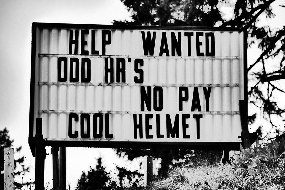Recruiting Sign for Elkton, Oregon Volunteer Firefighters