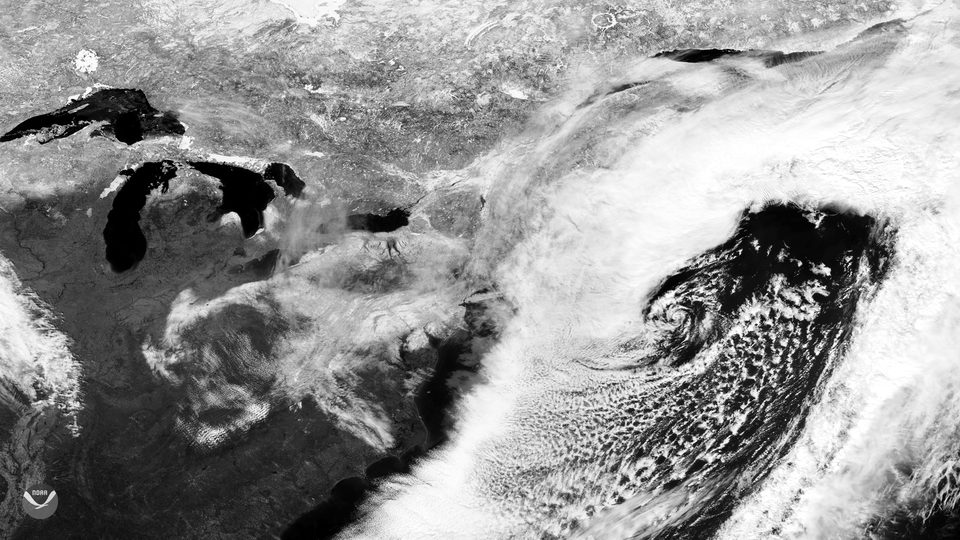 Fourth March Nor’easter Departs the East Coast (NESDIS 2018-03-22)