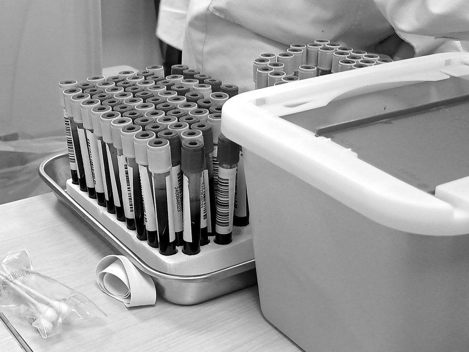Blood test samples
